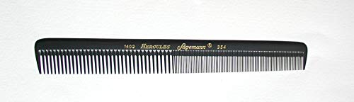 Hercules Sägemann גמיש רב תכליתי חיתוך שיער מסרק 7 עבור 1/10 ו- 1/20 ממ חתך | חלק - מקצועי - גומי קשה - מיוצר